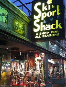 storefront of Ski and Sport Shack in Wakefield Ma